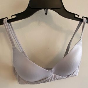 Aerie real sunny wireless bra lavender sz 34 B